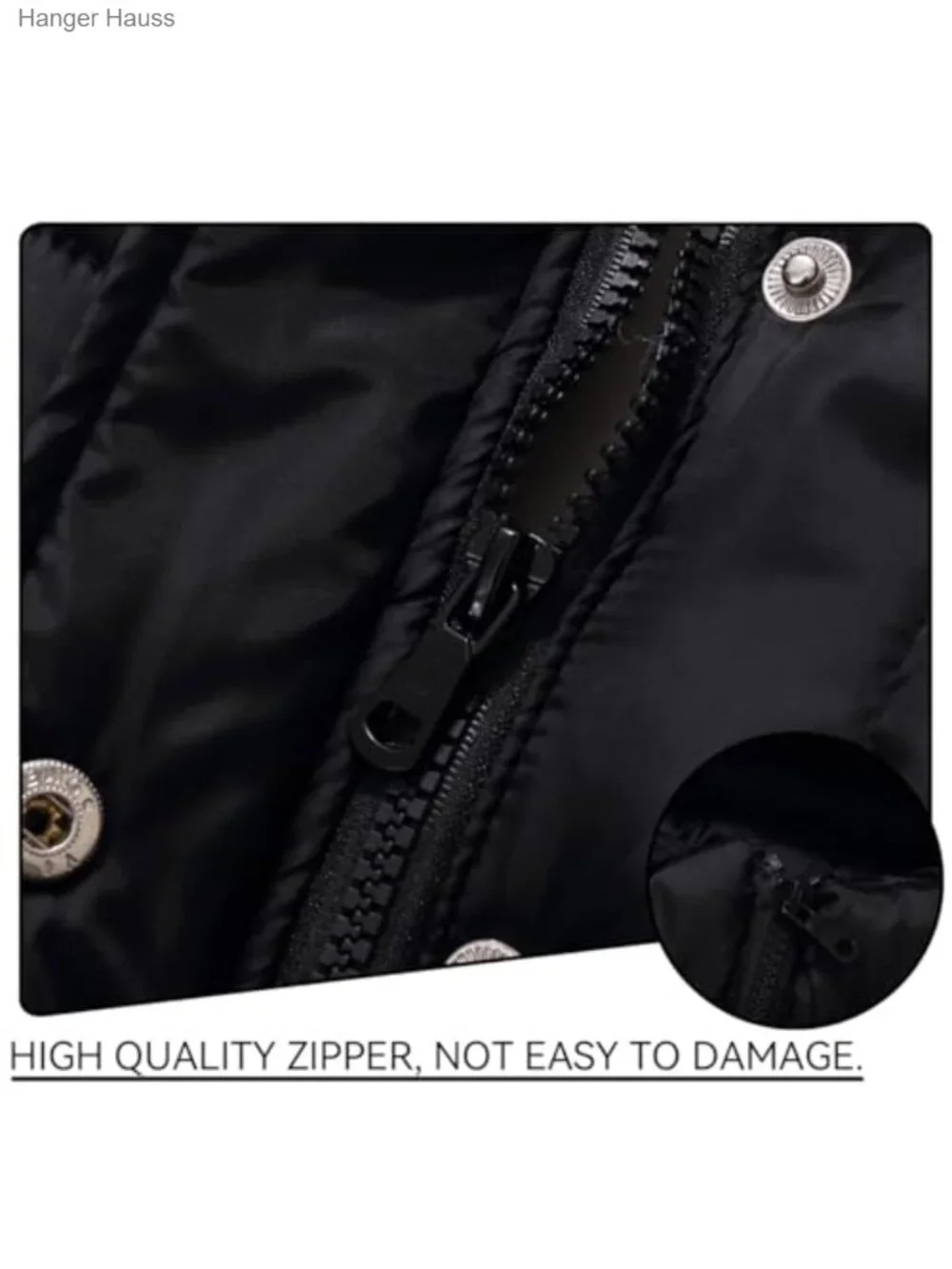 Girls Quilted Puffer Jacket Winter Coat Water Resistant Detachable Faux Fur Hood